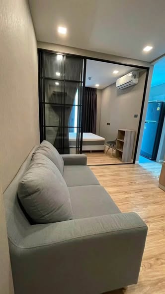 living room and bedroom and room interior of Groove Ratchada-Ladprao (กรูฟ รัชดา-ลาดพร้าว)