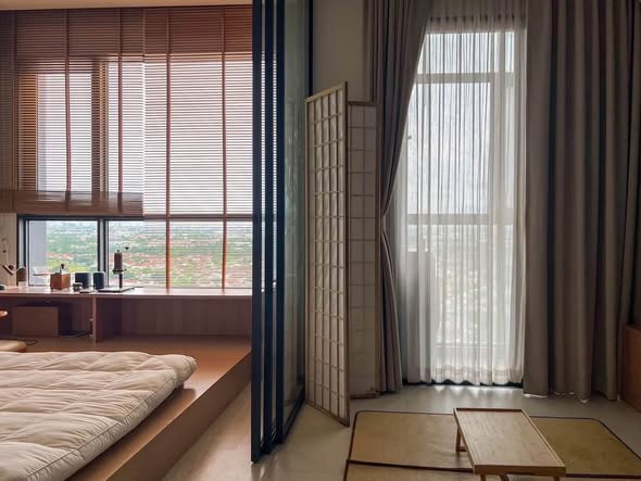 bedroom and room interior and bathroom of Grow Rattanthibet