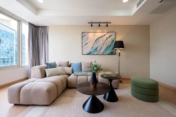 living room of Hampton Thonglor 10 แฮมป์ตัน ทองหล่อ 10