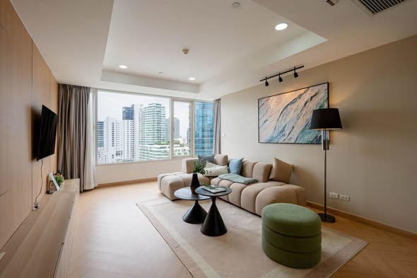 living room of Hampton Thonglor 10 แฮมป์ตัน ทองหล่อ 10