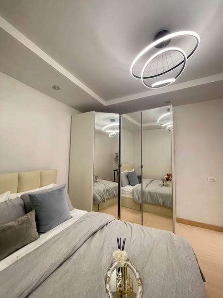 bedroom of Happy Condo Rachada 18