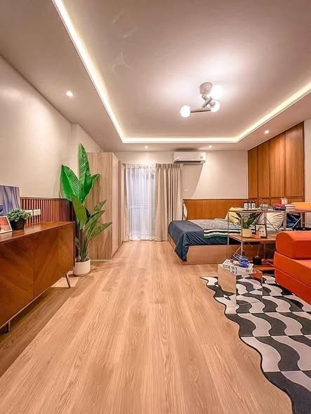 living room and bedroom of Happy Condo Rachada 18
