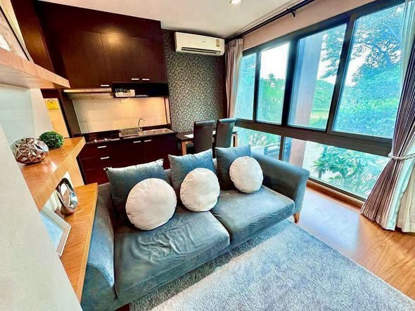 bedroom and living room of Himma Garden Condominium