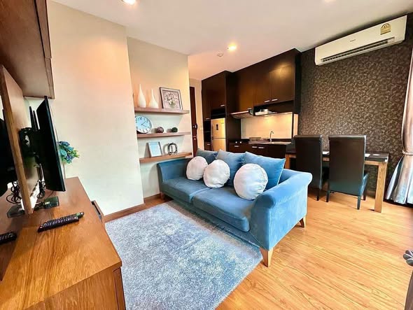 living room and bedroom of Himma Garden Condominium
