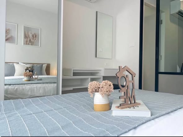 bedroom of iCondo Activ Pattanakarn