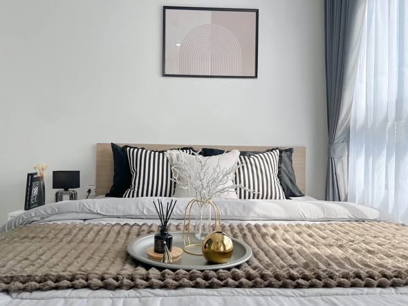 bedroom of iCondo Activ Pattanakarn
