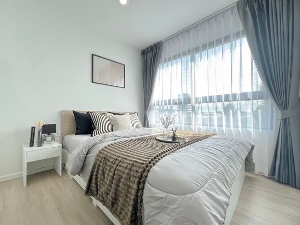 bedroom of iCondo Activ Pattanakarn