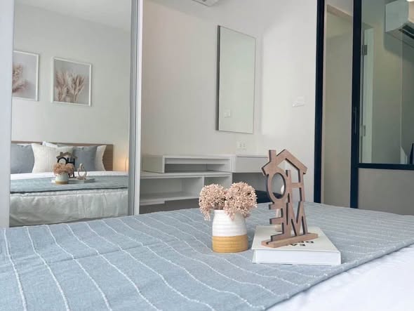 bedroom of iCondo Activ Pattanakarn