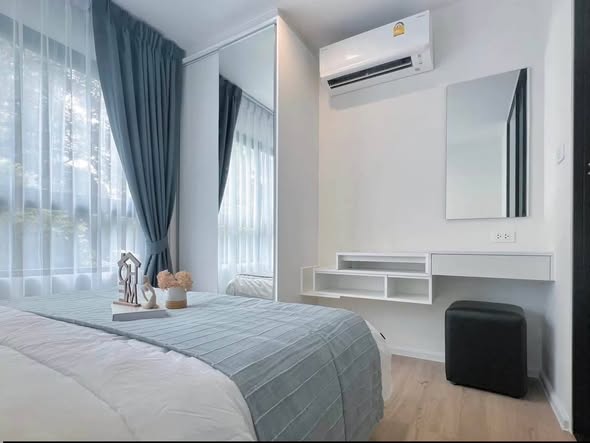 bedroom of iCondo Activ Pattanakarn