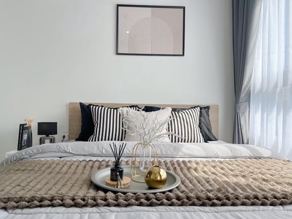bedroom of iCondo Activ Pattanakarn