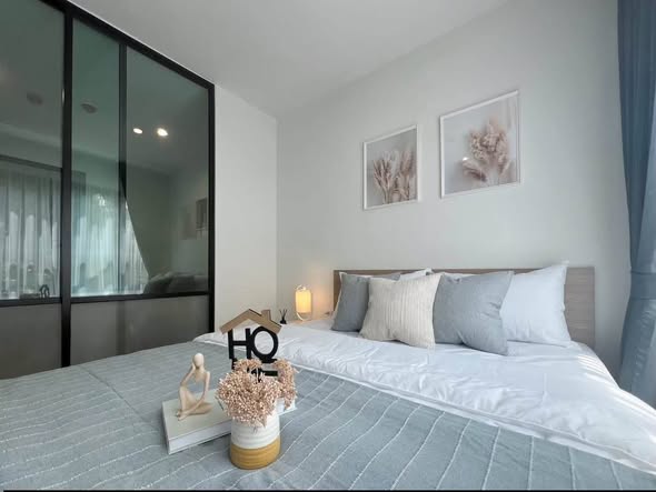 bedroom of iCondo Activ Pattanakarn