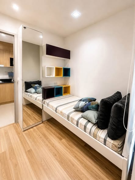 bedroom of Ideo BluCove Sukhumvit
