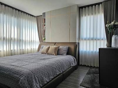 bedroom of IDEO Chula-Sam Yan