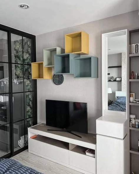 living room and room interior of Ideo Mobi Bangsue Grand Interchange