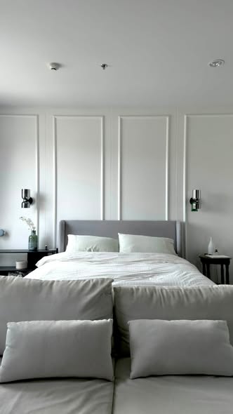 bedroom of Ideo Mobi Rang Nam