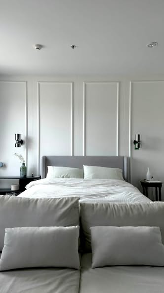 bedroom of Ideo Mobi Rang Nam