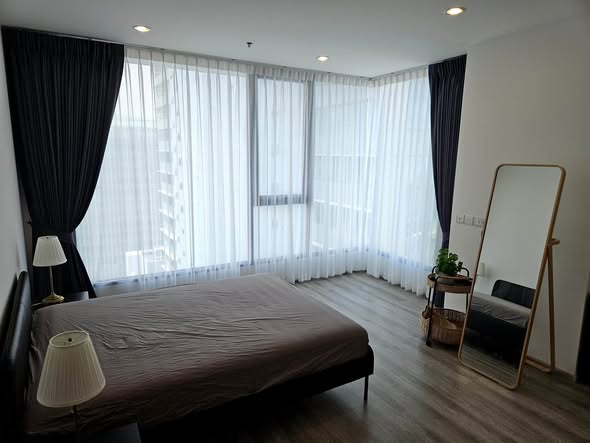 bedroom of Ideo Mobi Sukhumvit 66