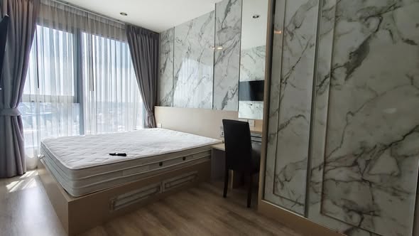 bedroom of Ideo Mobi Sukhumvit 66