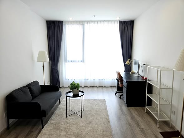 bedroom and living room of Ideo Mobi Sukhumvit 66