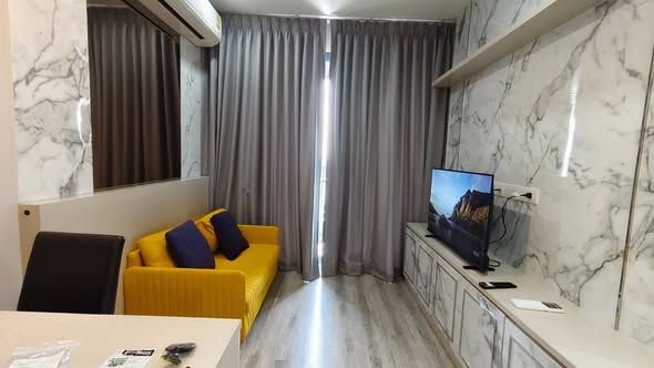 living room of Ideo Mobi Sukhumvit 66