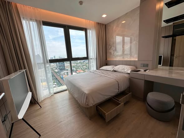 bedroom of Ideo Mobi Sukhumvit 81