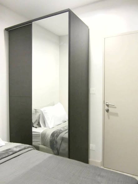 bedroom and room interior of Ideo Mobi Sukhumvit 81