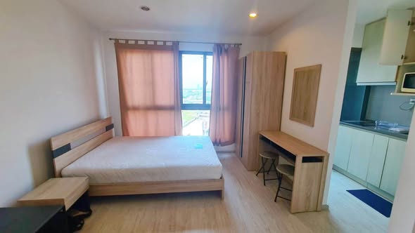 bedroom of Ideo Mobi Sukhumvit Eastgate
