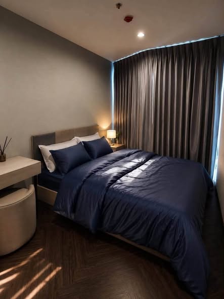 bedroom of Ideo Mobi Sukhumvit Eastpoint