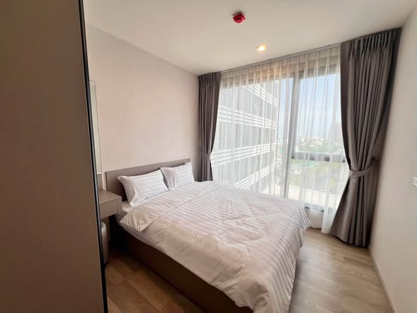 bedroom of Ideo Mobi Sukhumvit Eastpoint