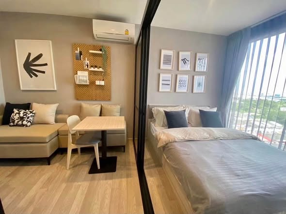 bedroom of Ideo Mobi Sukhumvit Eastpoint