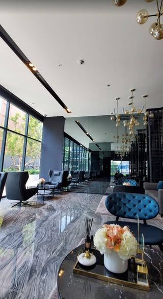 living room and room interior of Ideo Phaholyothin Chatuchak