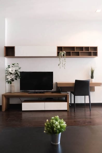 living room and room interior of Ideo Q Phaya Thai