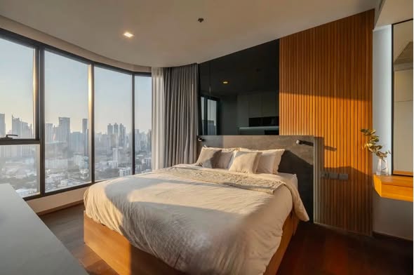bedroom of Ideo Q Sukhumvit 36
