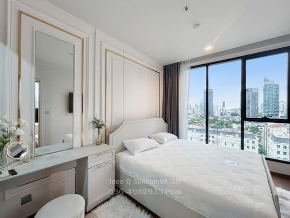 bedroom of Ideo Q Sukhumvit 36