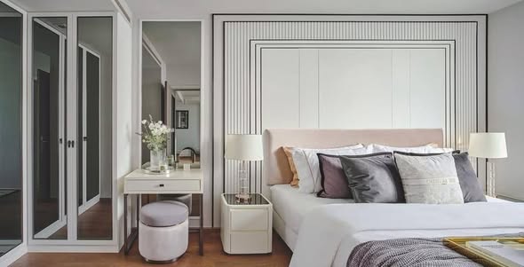 bedroom and room interior of Ideo Q Sukhumvit 36