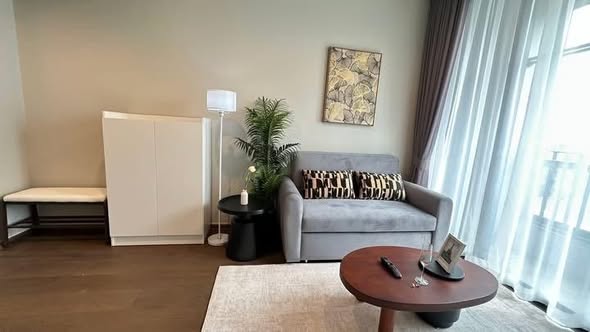 living room of Ideo Q Sukhumvit 36