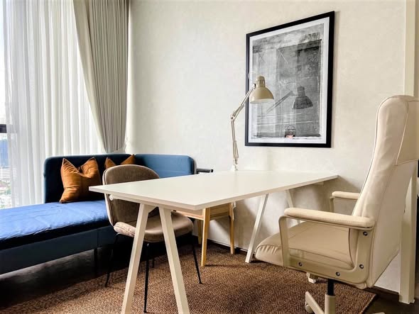 living room of Ideo Q Sukhumvit 36