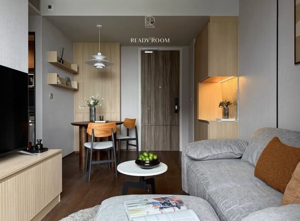 living room of Ideo Q Sukhumvit 36