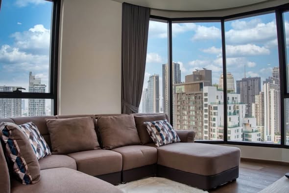 living room of Ideo Q Sukhumvit 36