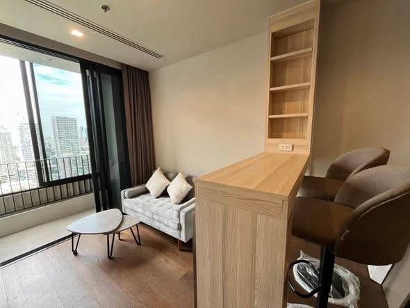 living room and bedroom of Ideo Q Sukhumvit 36