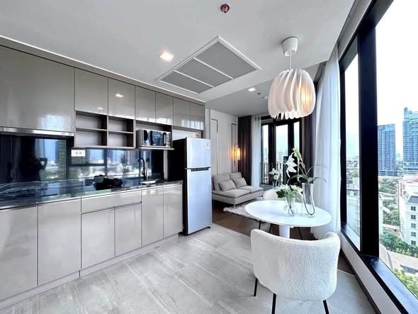 living room and kitchen of Ideo Q Sukhumvit 36