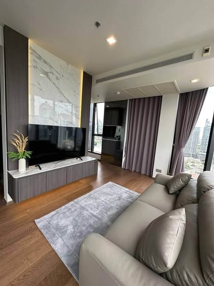 living room and kitchen of Ideo Q Sukhumvit 36