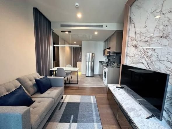 living room and kitchen of Ideo Q Sukhumvit 36