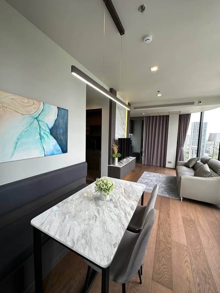 living room and room interior of Ideo Q Sukhumvit 36