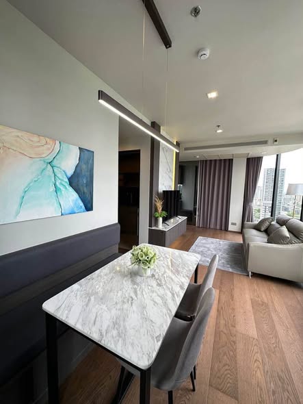 living room and room interior of Ideo Q Sukhumvit 36