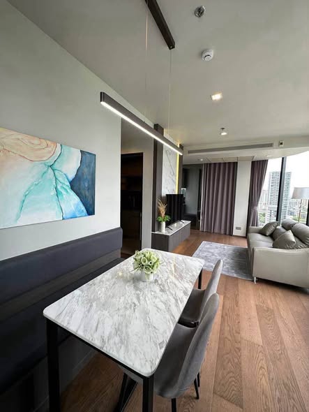 living room and room interior of Ideo Q Sukhumvit 36
