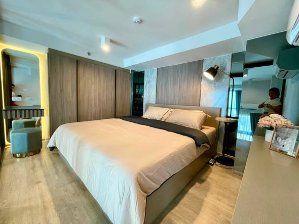 bedroom of IDEO Rama9 – Asoke