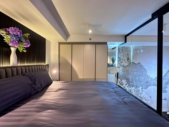 bedroom of IDEO Rama9 – Asoke