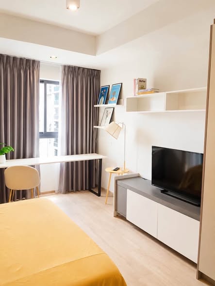 bedroom of IDEO Rama9 – Asoke