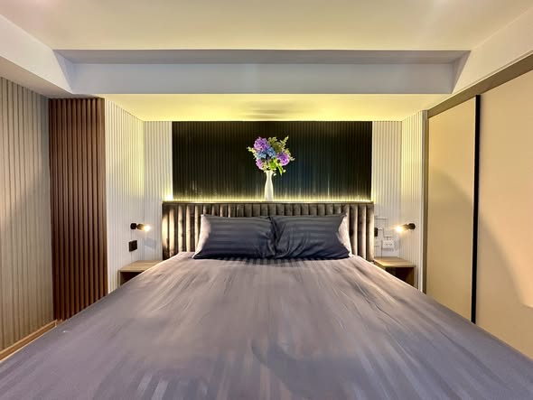 bedroom of IDEO Rama9 – Asoke